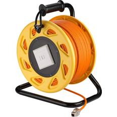 Orange Dérouleurs de câble Goobay Enrouleur RJ45 catégorie 7a S/FTP (50 mètres)