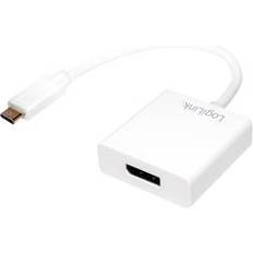 Usbc til displayport LogiLink USB-C - DisplayPort Adapter 0.1m