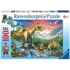 Dinosaurussen Klassieke Legpuzzels Ravensburger Bij de dinosaurussen Puzzel (100XXL)