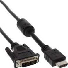 InLine Ferrite HDMI - DVI 1.8m