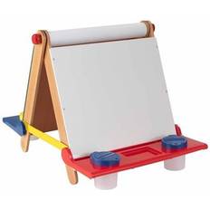 Blackboards Toy Boards & Screens Kidkraft Tabletop Easel Natural with Primary