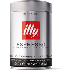 Illy Drikker illy Ground Espresso Dark Roast Coffee 250g 1pakk