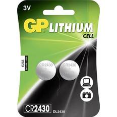 CR2430 Batterijen en Opladers GP Batteries Knoopcel Lithium A2st Cr2430