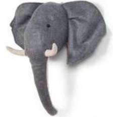 Teste a Muro Children s Rooms Felt Elephant Head Wall Deco