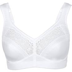 Cotton Star Soft Bra - White