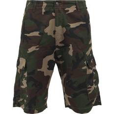 Urban Classics Camouflage Cargo Shorts - Wood Camo