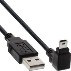 InLine Down Angle 90° USB A-USB Mini-B 5 Pin 2.0 3m