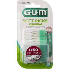 GUM Tandzijdes en Tandenstokers GUM Soft Picks Medium 50 Stuks