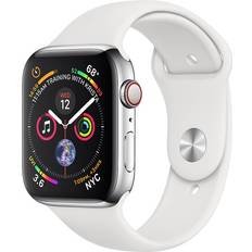 Apple Watch Series 4 Cellular 44mm Stainless Steel Case with Sport Band