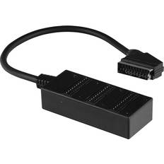 SCART Kablar Hama 1 Star Scart- 3Scart Splitter M-F 0.5m