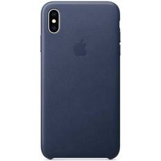 Apple Funda Leather Case Negro Para Iphone Xs Max