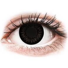 Verres Colorés Colourvue BigEyes Noir Dolly Black correctrices (2 lentilles)