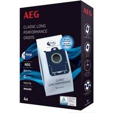 Støvsugerposer s bag AEG GR201 S-Bag Classic Long Performance 4-pack