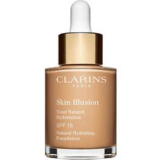 Cosmétiques Clarins Skin Illusion Natural Hydrating Foundation SPF15 #110 Honey