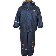 Babyer Regnsæt CeLaVi Regntøj - Metallic Navy (4891-778)