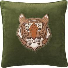 Chhatwal & Jonsson Tiger Cushion Cover Green (50x50cm)