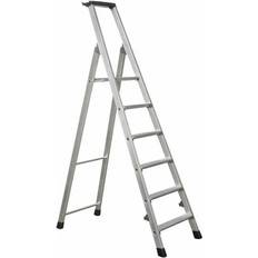 6 Trapjes Zarges Aluminium 6 steps Step Ladder, 1.26m platform height, 1.86m open length