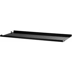 Black Shelving Systems String Low Shelving System 78x2cm