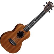 Sapeli Ukuleles Lag TKU-10C Tiki Uku Natural Concert Ukulele