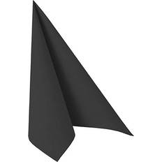 Papstar Napkins Royal Collection 1/4 Fold Black 20-pack