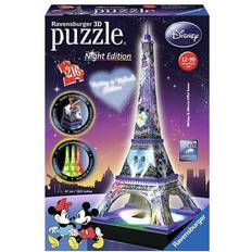 Ravensburger 3D-Jigsaw Puzzles Ravensburger Disney Eiffel Tower 3D Puzzle Night Edition 216 Pieces