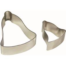 Silver Cookie Cutters PME Bell Flower Cookie Cutter