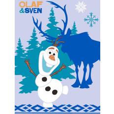 Associated Weaver Disney Frost Olaf og Sven Tæppe 03 95x133cm