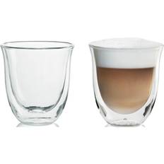 Apto para Lavavajillas Vasos de café con leche De'Longhi Double Wall Vaso de café con leche 33cl 2pcs