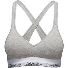 Modern Cotton Bralette - Grey Heather