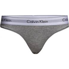 Calvin Klein Modern Cotton Thong - Grey Heather