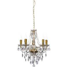 Krystallysekroner Pendler Trio Lighting Modern Pendel 51cm