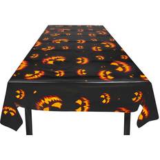 Halloween Table Cloths Table Cloth Scissors Scary Pumpkin