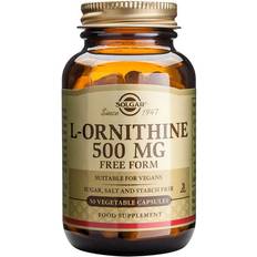 Sin azúcar Aminoácidos Solgar L-Ornithine 500mg 50 pcs