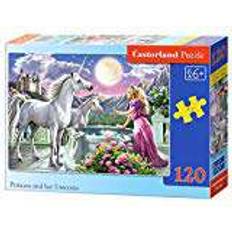 Castorland Puzzles Castorland Princess & Her Unicorns 120 Pieces