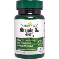 Natures Aid Vitamin B12 Sublingual 1000mcg