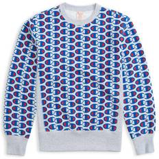 Champion reverse weave Champion Allover C Logo Print Reverse Weave Sweatshirt - Lys Grå