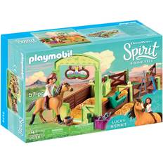 Playmobil spirit Playmobil Lucky & Spirit with Horse Stall 9478