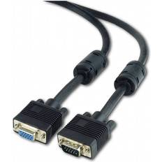 Gembird Premium Ferrite VGA - VGA M-F 10m