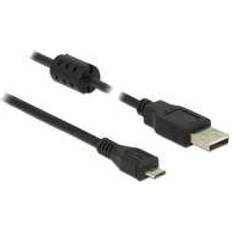 DeLock USB A-USB Micro-B 2.0 Ferrite 3m