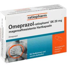 Omeprazol Håndkøbsmedicin Omeprazol SK 20mg 14 stk Kapsel