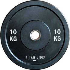 Disques de Poids Titan Life Rubber Bumper Plate 10 kg Poids Musculation