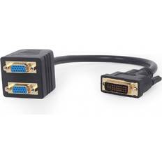 Gembird Passive DVI-I - 2VGA M-F Splitter 0.3m