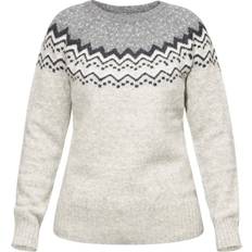 Fjällräven Dame - L Overdele Fjällräven Övik Knit Sweater W - Grey