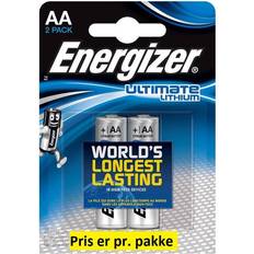 Energizer AA (LR06) - Lithium Batteries et Chargeurs Energizer 2 piles lithium FR6 AA