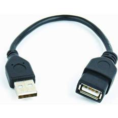 Gembird USB A - USB A M-F 2.0 0.2m