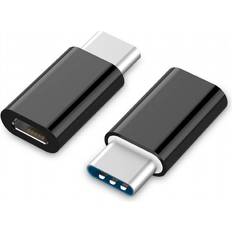 Micro b 2.0 han til usb c hun adapter Gembird USB C - USB Micro-B M-F 2.0 Adapter