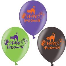 Amscan Set van 6x stuks Halloween ballonnen met print 27,5 cm