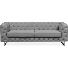 Chesterfield Sofas Beliani Vissland Sofa 215cm 3 Seater