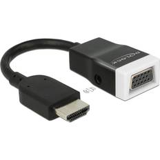 Cables DeLock HDMI-VGA/3.5mm M-F 0.2m