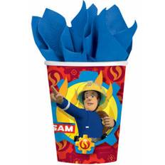 Amscan Paper Cup Fireman Sam 2017 250ml 8-pack